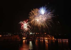 Fiestas de San Vicente 2019 en Collioure - Fuegos artificiales