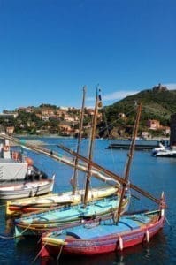 Collioure - barcos catalanes