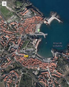 Collioure - frente al castillo real