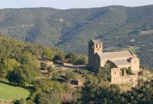 View of the Priory of Serrabone