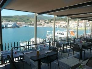 Restaurant outside Collioure & Argelès