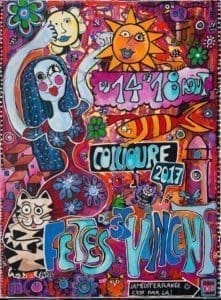 Cartel 2017 de las Fiestas de San Vicente en Collioure